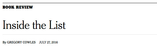 nyt inside the list